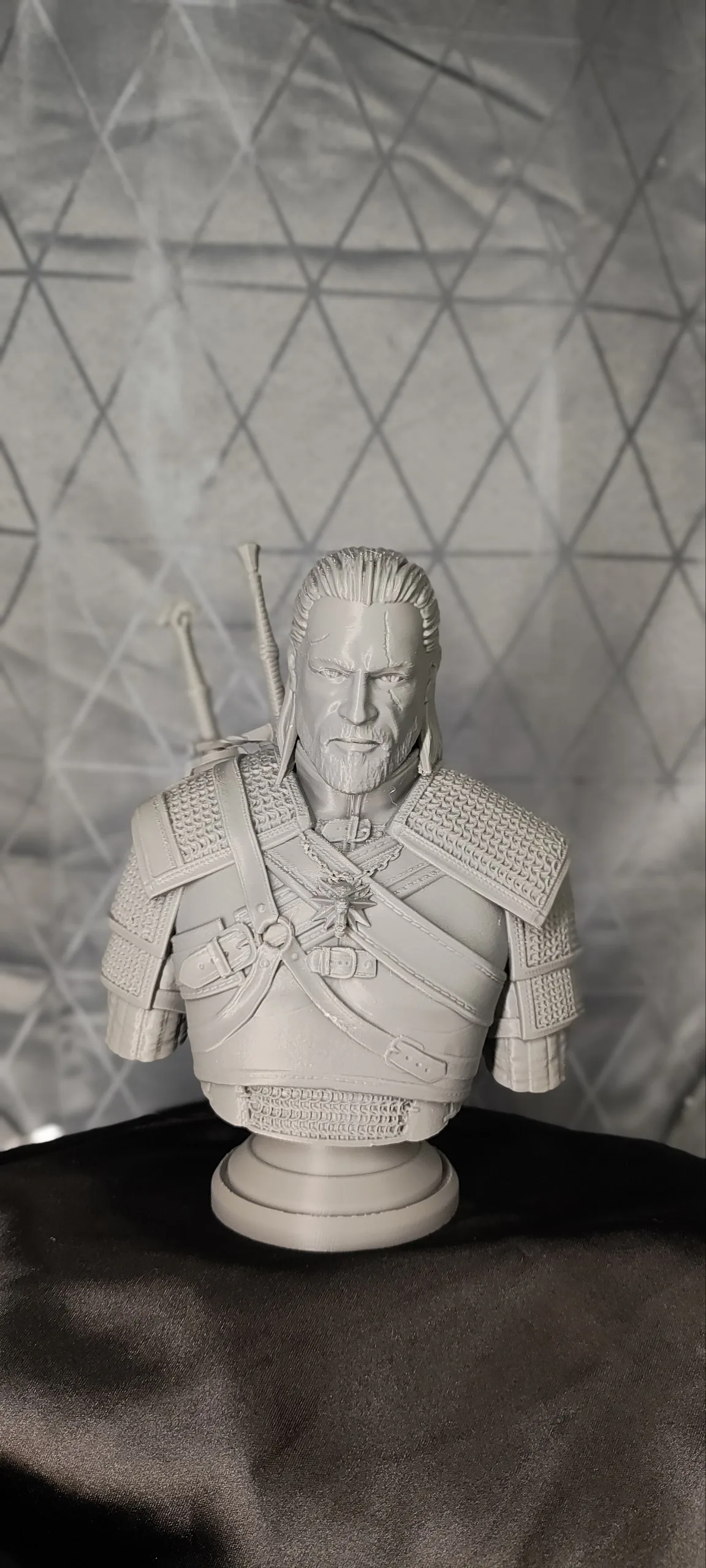 Бюст Геральта з Рівії — The Witcher 3 | Колекційна 3D-статуетка