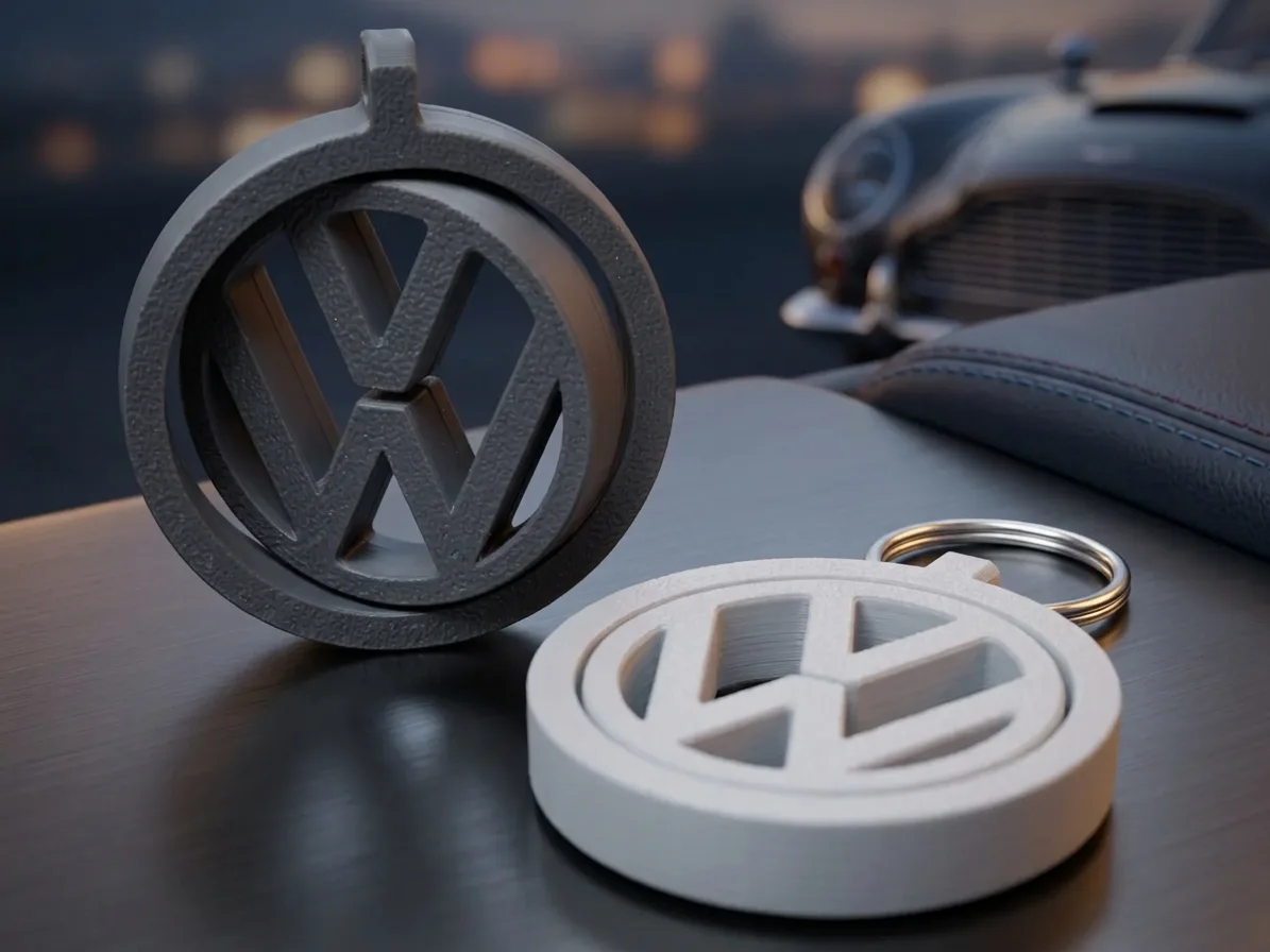 Стильний брелок-антистрес із логотипом Volkswagen (VW)