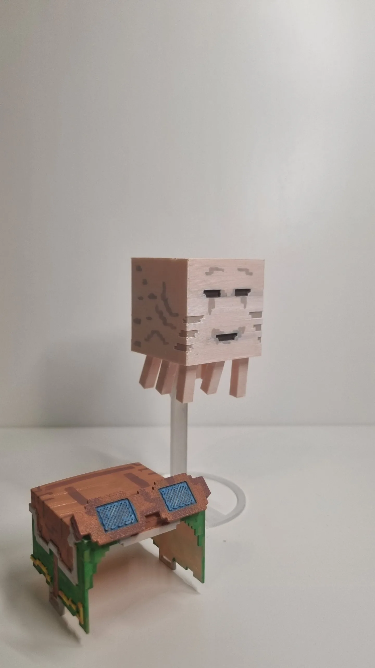 Фігурка Гаст (Ghast) Minecraft на підставці зі знімною бронею — 3D-друк — фото 5